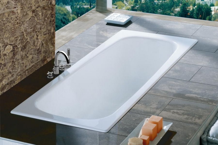 Ванна чугунная Roca Continental 150х70 см противоскользящее покрытие 21291300R (детальная фотография), современныe, hi-tech