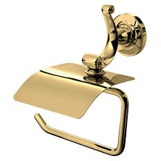 Бумагодержатель закрытый для ванной золото Bagno & Associati Opera OP 236 52 ORO