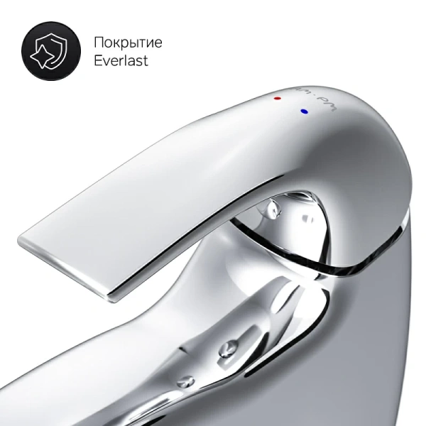 Смеситель для раковины Am.Pm Sense излив 122 мм хром F7502100 (детальная фотография), хром