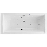 Ванна гидромассажная Excellent Aquaria Lux Nano 180 x 80 см, белый/хром, WAEX.AQU18.NANO.CR