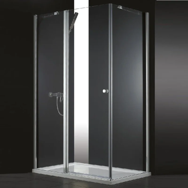 Душевой уголок Cezares Elena 90x100 см прозрачное стекло ELENA-W-AH-1-90/100-C-Cr (детальная фотография)