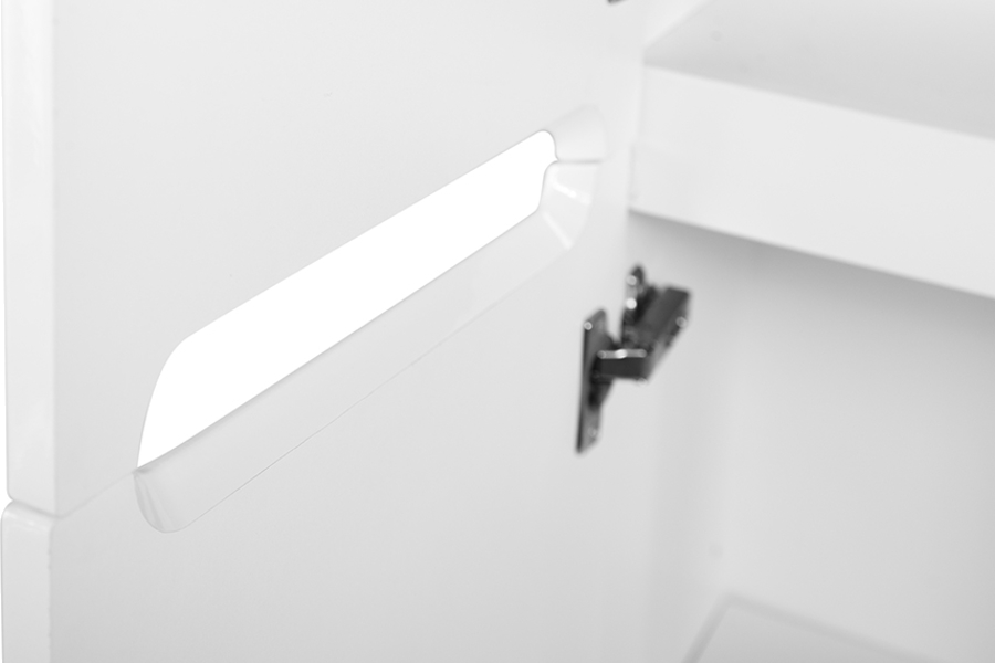 Шкаф-пенал подвесной BelBagno Etna 40 см bianco lucido левосторонний ETNA-1500-2A-SC-BL-P-L (детальная фотография), современные, hi-tech