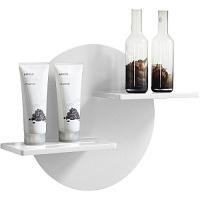 Полочка для ванной Abber Stein белая матовая