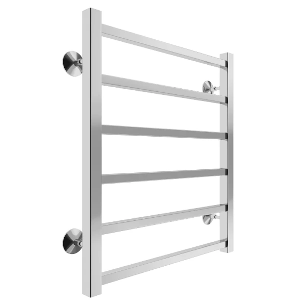 Полотенцесушитель водяной Terminus Ватикан П6 500х600 хром 4670078544025 (детальная фотография), лесенка, вертикальные