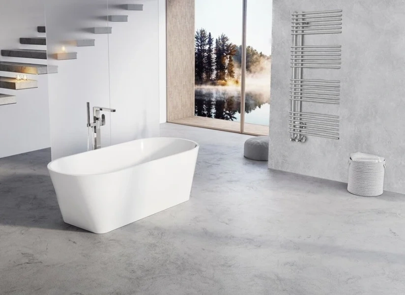 Полотенцесушитель водяной Ravak Style P15 516x800 X04000083671 (детальная фотография), лесенка, вертикальные