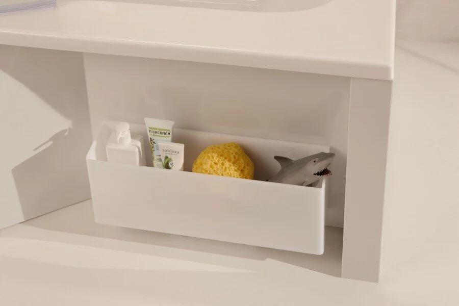 Контейнер для хранения Jacob Delafon Bain-Douche Malice белый E6D068-00 (детальная фотография)