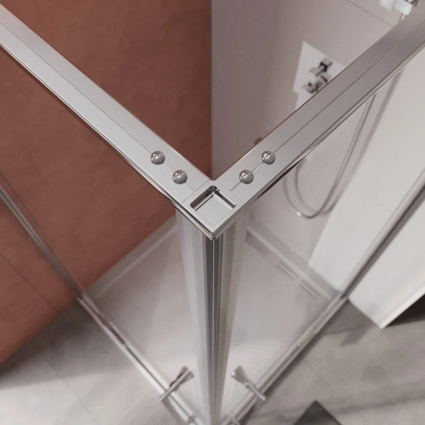 Душевой уголок Cezares Liner 120x90 см левый LINER-AH-2-120/90-C-Cr-L (детальная фотография), 120х90