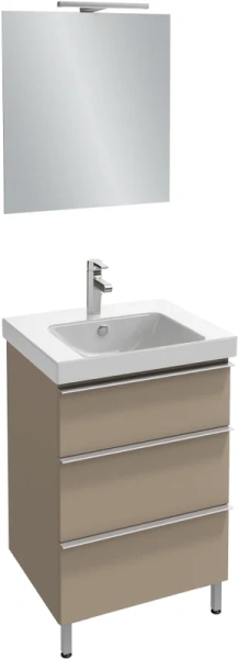 Раковина Jacob Delafon Odeon Up 60 см подвесная E4778-00 (детальная фотография), прямоугольной формы, тюльпан