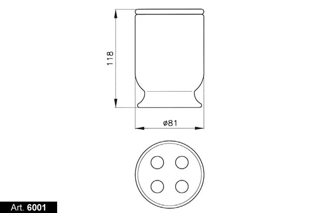 Держатель для зубных щёток для ванной, античная керамика, Nicolazzi D'appoggio 6001A (детальная фотография) index_1