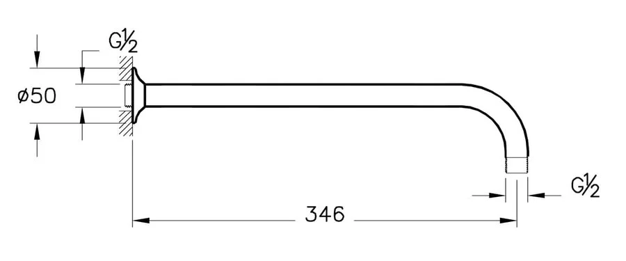Душевой комплект VitrA Origin с внутренней частью, хром A49266EXP (детальная фотография), нет в наличии index_1