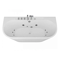 Ванна гидромассажная Frank 20151110 F109, 170 x 80 см, пристенная, цвет белый