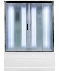 Душевая кабина Deto EM 150x85 см с крышей