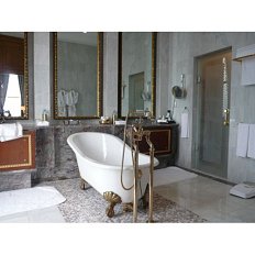 Ванна чугунная Devon & Devon Admiral 182х81 см ножки латунь полированная