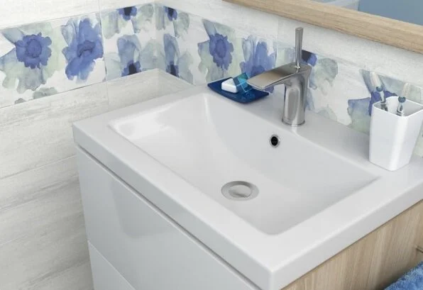 Раковина мебельная Misty Como 50 см белая S-UM-COM50/1-w (детальная фотография), нет в наличии index_2