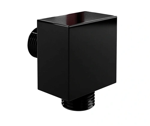 Подключение для душевого шланга WasserKRAFT Glan черный глянец - фото 3