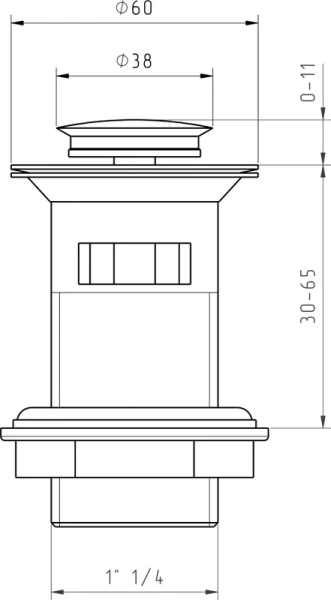Смеситель для раковины Migliore Fortis черный матовый 31542 (детальная фотография), округлая форма, с донным клапаном