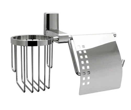 Бумагодержатель с держателем освежителя воздуха WasserKRAFT Leine K-5059 настенный (детальная фотография)