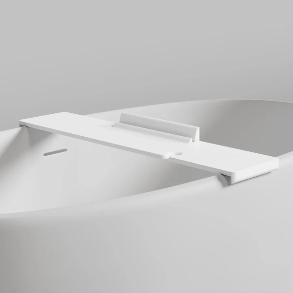 Полка для ванны Salini Gabbiano белая матовая 1906201M (детальная фотография) index_2