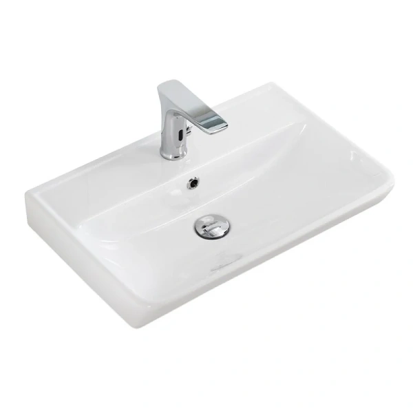 Раковина мебельная BelBagno Neon 60 см белая 19060 (детальная фотография)
