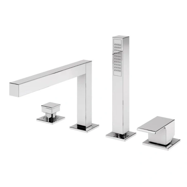 Смеситель для ванны Cezares Porta хром PORTA-BVDM4-01 (детальная фотография)