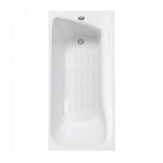 Ванна чугунная Delice Continental Plus 100х70 см с антискользящим покрытием