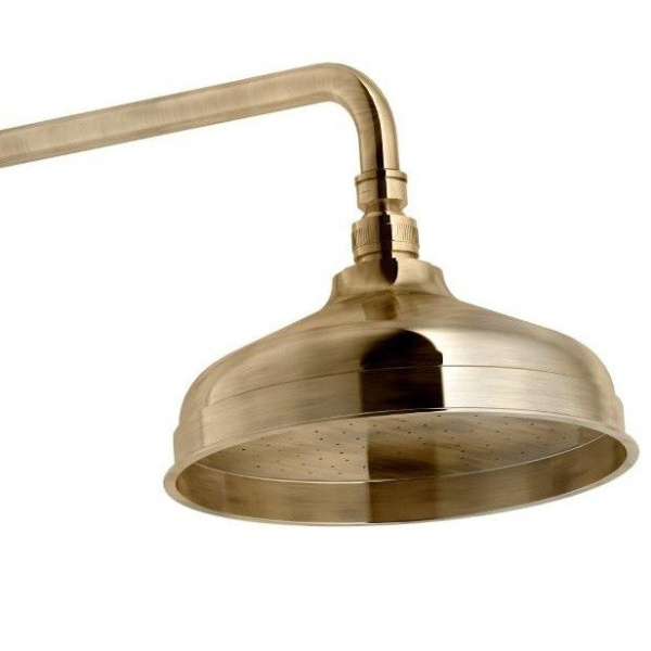 Душевая стойка Nobili Grazia бронза GRC0030/50BR (детальная фотография), классические, ретро, с элементами керамики