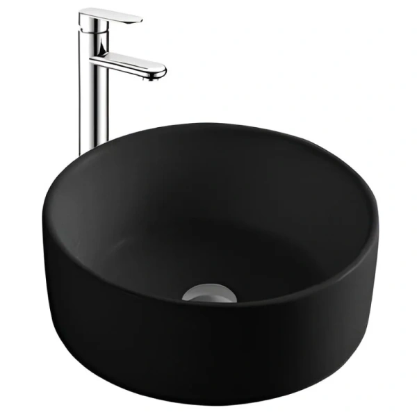 Раковина Акватек 40 см черная матовая AQ5118-MB (детальная фотография)
