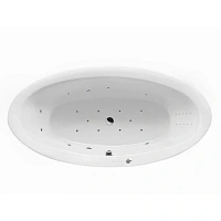 Ванна гидромассажная Excellent Lumina Ultra Nano 190 x 95 см, цвет белый/хром, WAEX.LUM19.ULTRANANO.CR