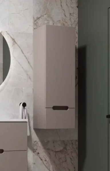 Шкаф-пенал подвесной Style Line Матис 36 см тауп темный ЛС-00002295 (детальная фотография), 35 см