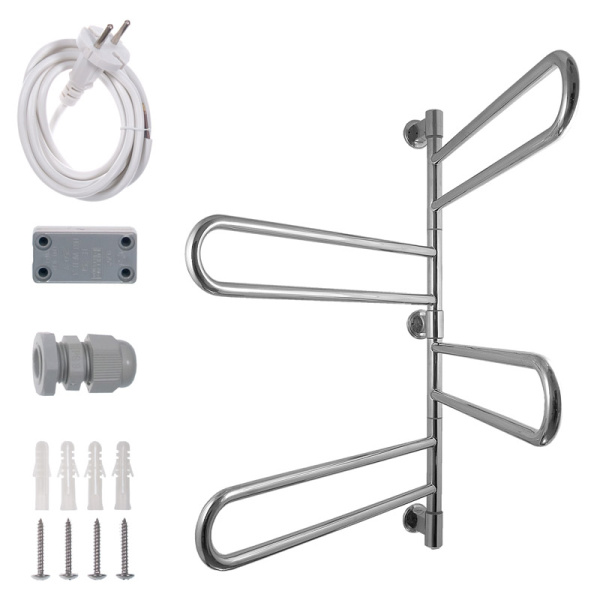 Полотенцесушитель электрический Energy U chrome G4 (детальная фотография), современные, hi-tech