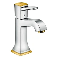 Смеситель для раковины хром-золото Hansgrohe Metropol Classic