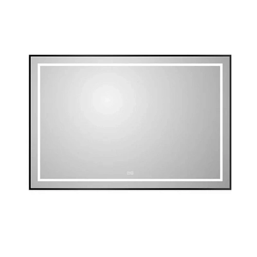 Зеркало с подсветкой BelBagno Kraft 120 см черное - фото 2