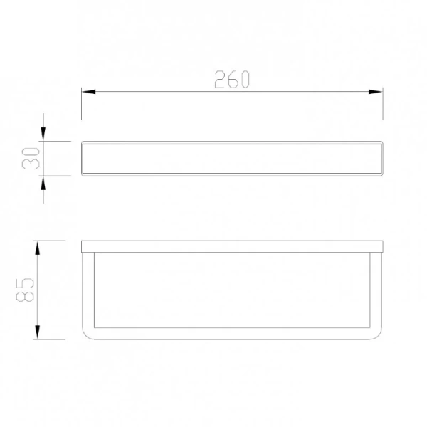 Полотенцедержатель Abber Westen золото матовое AA1753G (детальная фотография), современные, hi-tech