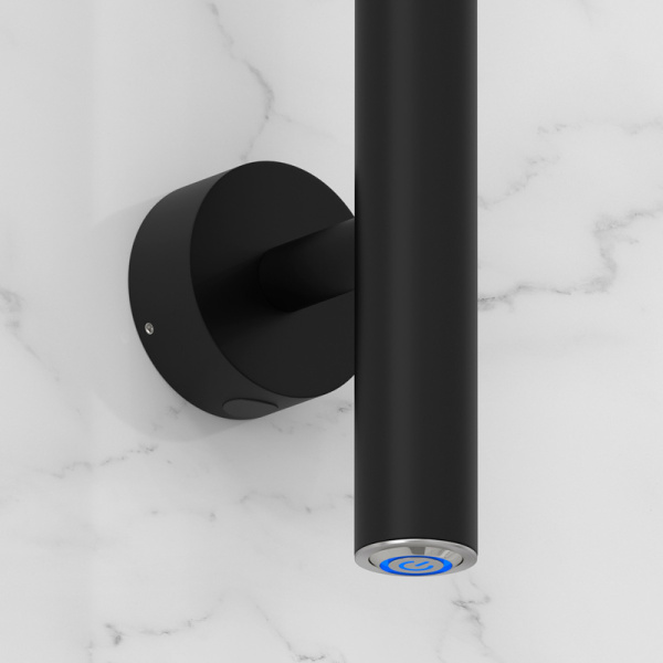 Полотенцесушитель электрический Сунержа Аскет 5x165 см матовый чёрный 31-0850-1650 (детальная фотография), черный