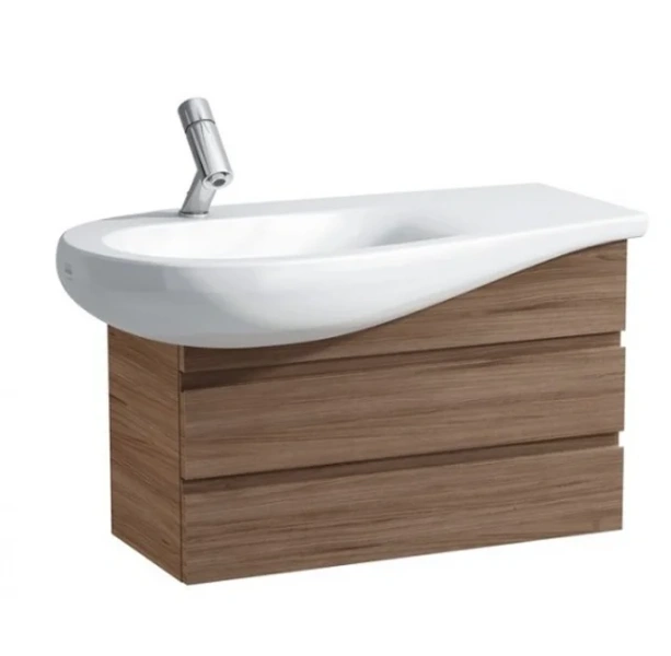 Раковина Laufen Ilbagnoalessi One 90 см белая с покрытием LCC 8.1497.6.400.104.1 (детальная фотография)