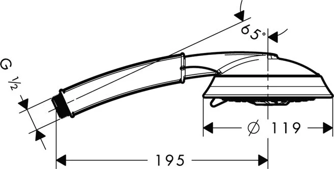 Смеситель для ванны, хром, Hansgrohe Metropol Classic 31441000 (детальная фотография), на борт ванны