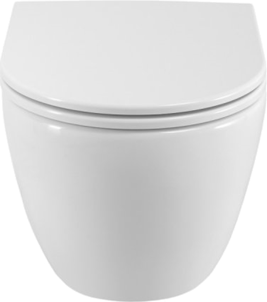 Унитаз подвесной BelBagno Compatto безободковый BB003CH-TOR/SC (детальная фотография), без бачка, со скрытым бачком