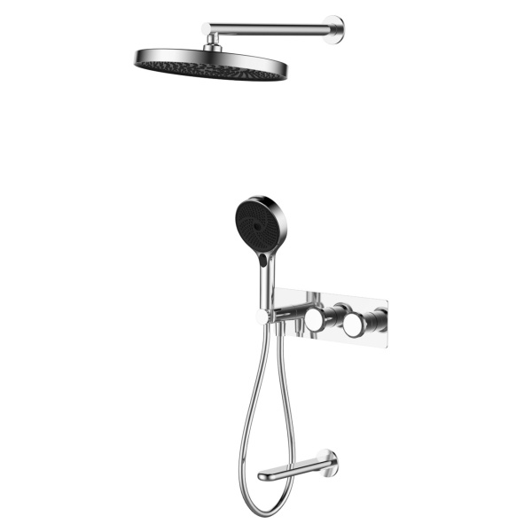 Душевой комплект ALTROBAGNO Ricco 040301 хром ALTROBAGNORicco040301Cr (детальная фотография)