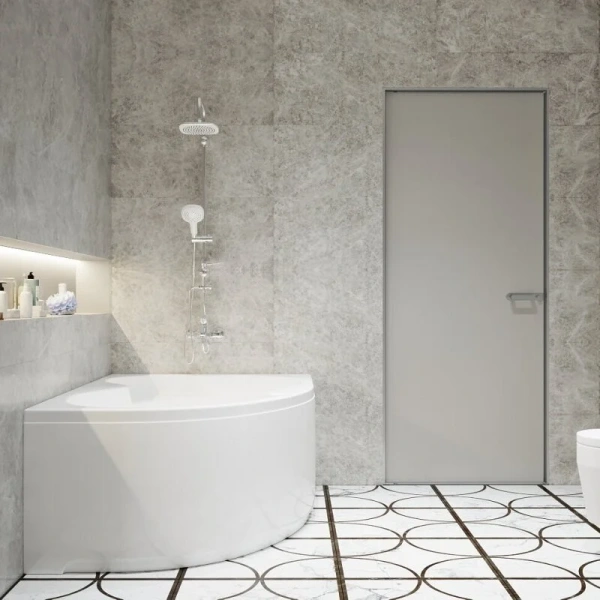 Ванна угловая Тритон Мари 170x110 акриловая OMP Щ0000046123/Щ0000046124 левая/правая, белая (детальная фотография), без гидромассажа, недорогие