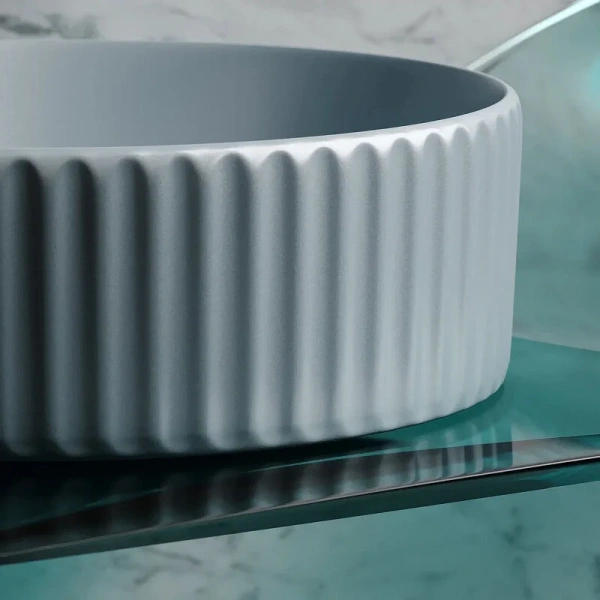 Раковина Ceramica Nova Element 36 см серо-голубая CN6057MHL (детальная фотография), другие