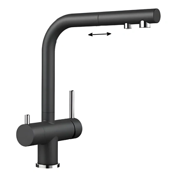 Смеситель для питьевой воды Blanco Fontas-S II антрацит 525200 (детальная фотография)