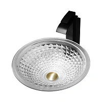 Раковина Abber Glas 41,5 см прозрачная