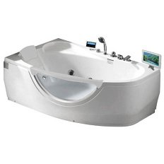 Ванна акриловая пристенная левая Gemy G9046 O L