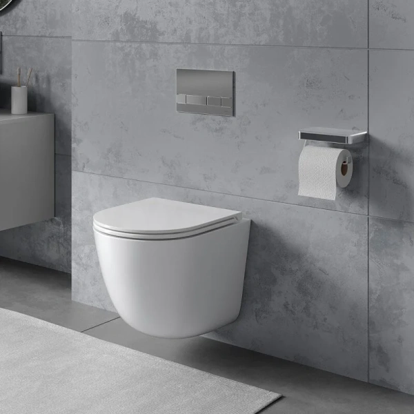 Унитаз с инсталляцией Lemark Glazer клавиша хорм глянец 100121431 (детальная фотография), нет в наличии