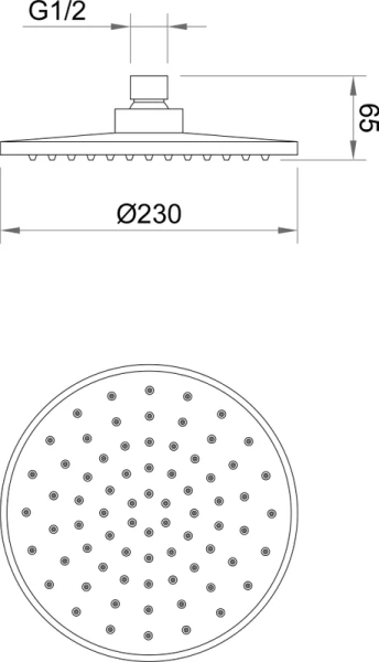 Душевой комплект BERGES Nardis 07100 однорычажный (детальная фотография), душевые комплекты, наборы index_1