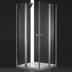 Душевой уголок Cezares Elena 100x90 см стекло прозрачное