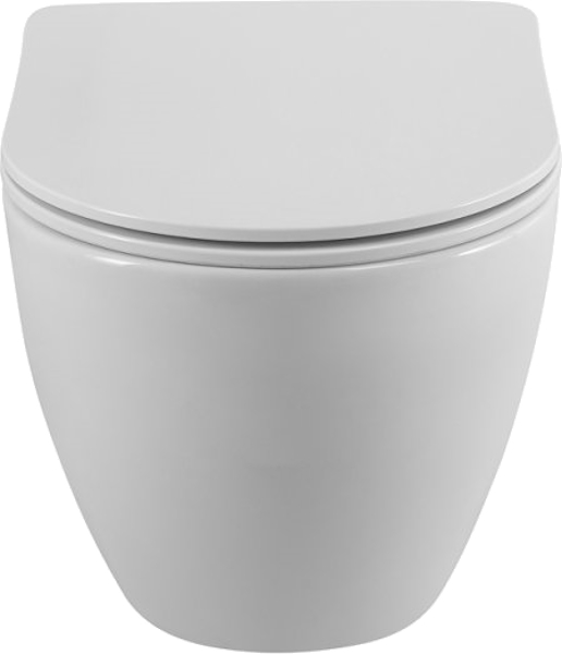 Унитаз подвесной Cezares Stylus-Tor безободковый CZR-6601-TH-TOR/SC (детальная фотография), без бачка, со скрытым бачком