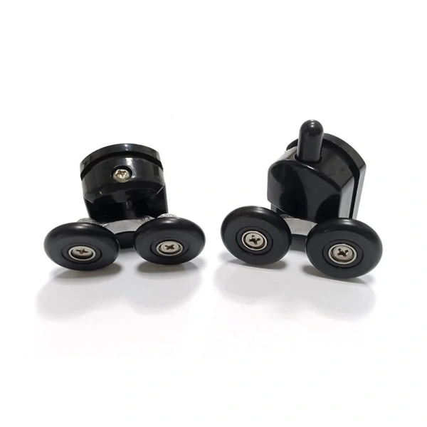 Душевой уголок Abber Schwarzer Diamant 160х70 см стекло прозрачное AG30160BH-S70B-S70B (детальная фотография), черные