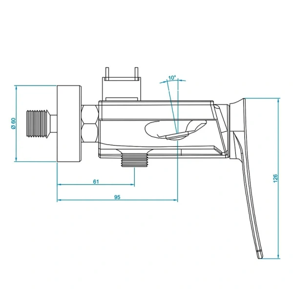 Душевая стойка RGW Shower Panels SP-33B черный 51140133-04 (детальная фотография), с тропическим душем