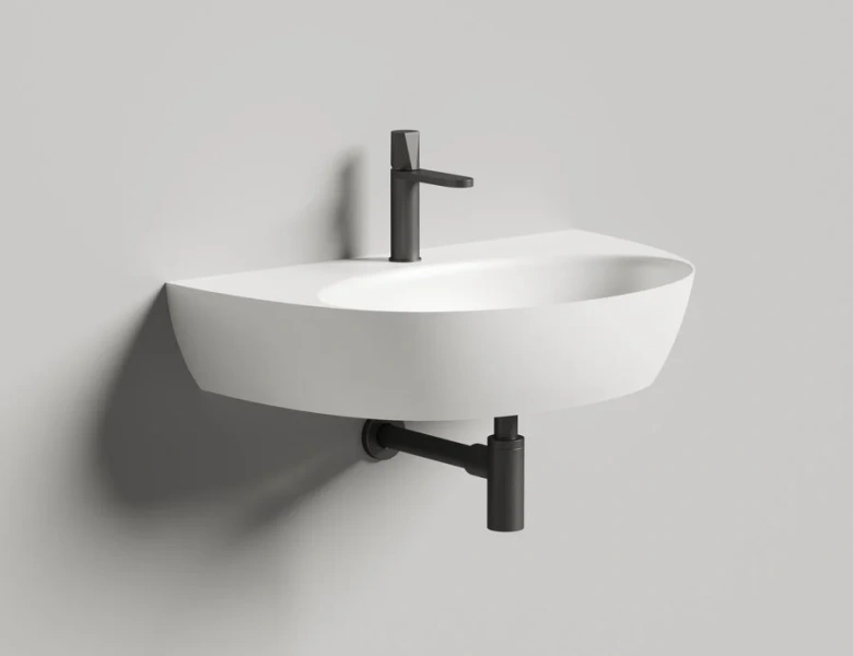 Раковина Salini Alda Wall 03 70 см белый матовый 140323M (детальная фотография)